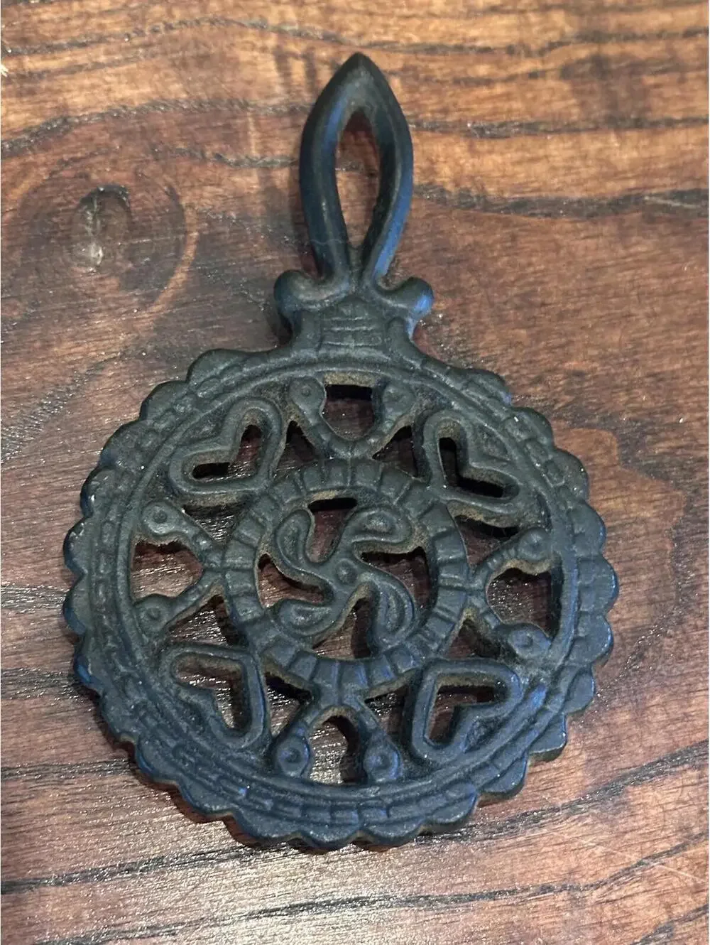 3-Piece Vintage Country/Farmhouse Cast Iron Trivet Wall Decor